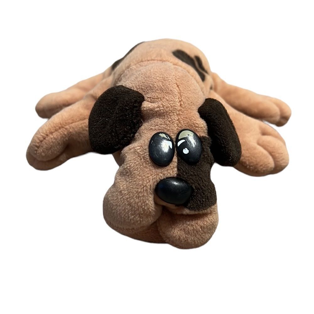 Vintage Pound Puppies Plush 1980s Tan Brown Mini Puppy 8” Tonka